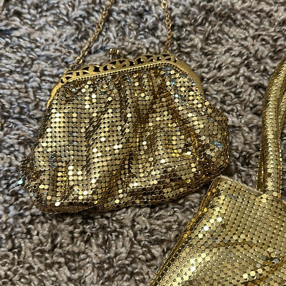 Preston and York gold bedazzled mini purse with clutch o - Picture 3 of 12